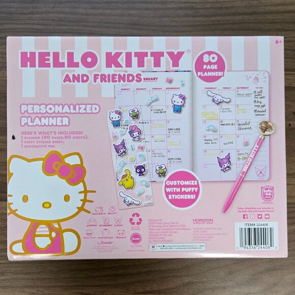 Hello Kitty and Friends Personalized Planner - Picture 2 of 2